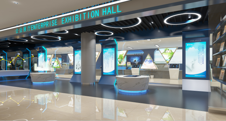 大型企业展厅应该选择什么设计风格_四川中润展览