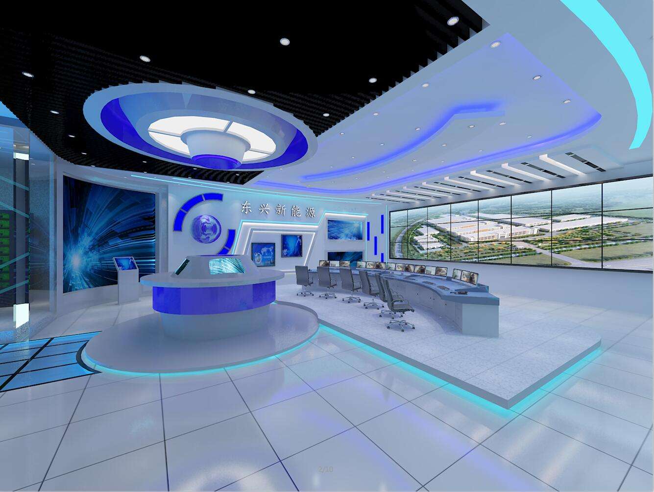 新能源企业数字化展厅的设计要点