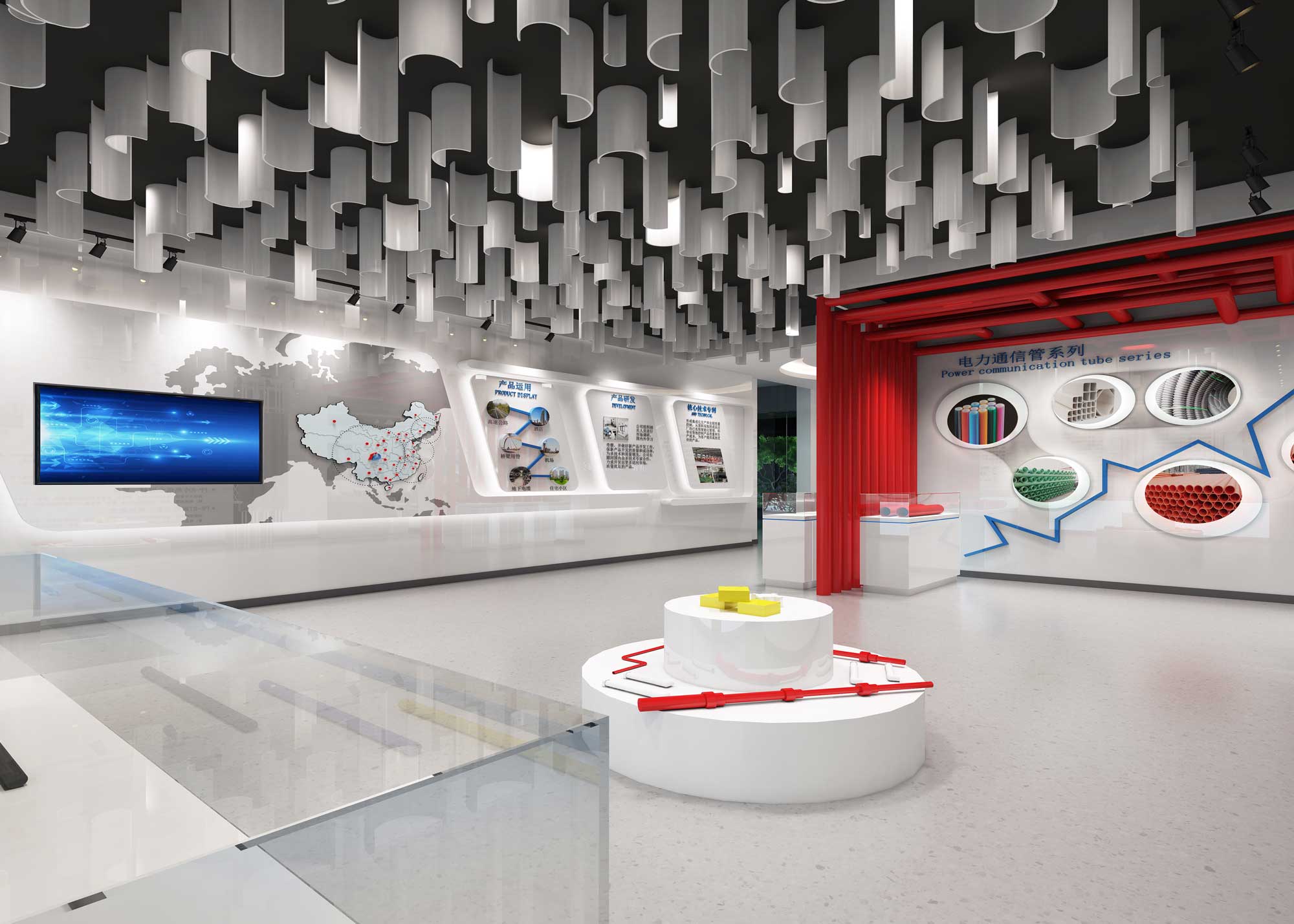 成都企业展厅设计提高用户视觉体验
