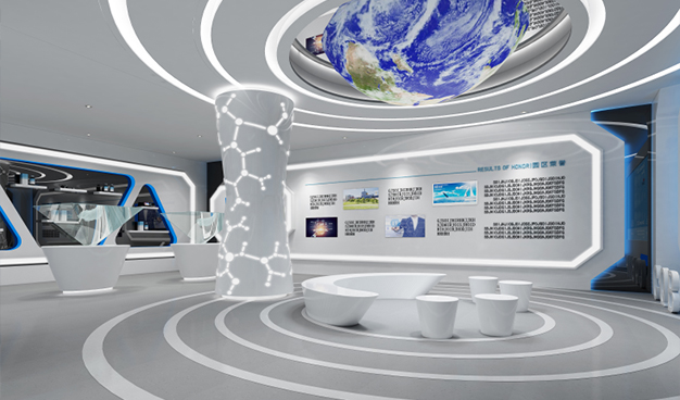 科技风格展厅设计_（生物医疗科技展厅）